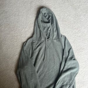 Cozy green sweatshirt